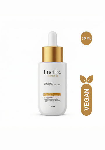 Kolajen Destekli C Vitamini Serumu | Cilt Tonu Eşitleyici, Canlandırıcı & Işıltı Destekleyici | %100 Vegan