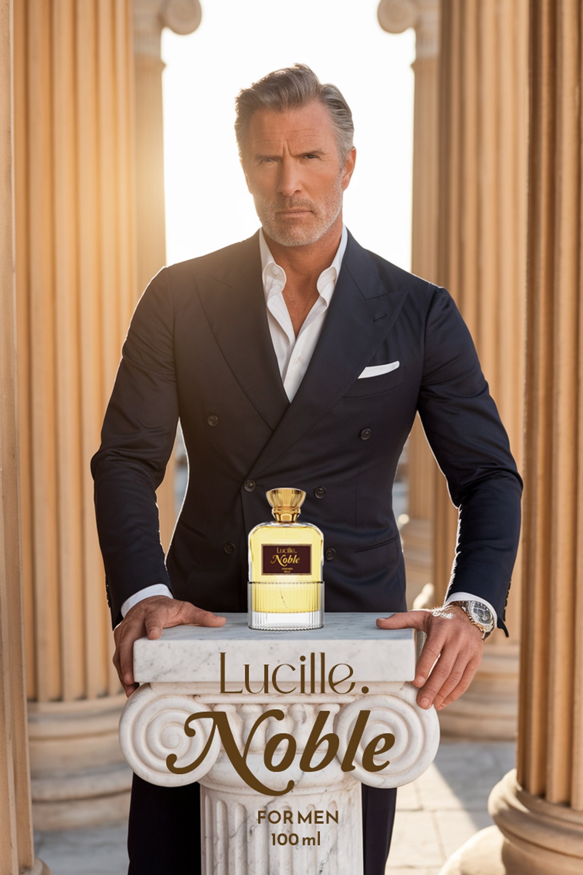 Noble Özel Kutusunda 100 ML EDP Erkek Parfümü Aromatik Koku