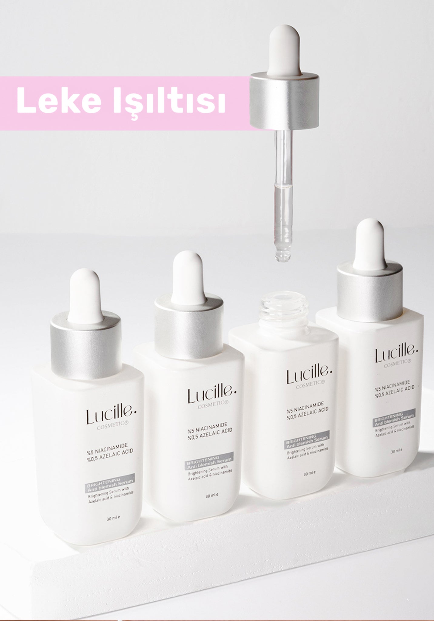 Niacinamide & Azelaic Acid Aydınlatıcı Serum | Leke Görünümü Karşıtı & Ton Eşitleyici Bakım | %100 Vegan