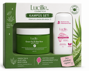 Lucille Kampüs Seti 3  ( Stick Kadın Deodorant ve Green Tea- Aloevera Body Scrub )