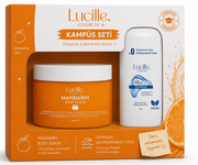 Lucille Kampüs Seti 8 ( Stick Erkek Deodorant ve Mandalina Body Scrub )