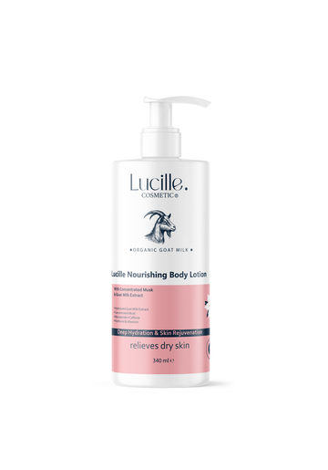 Lucille %100 Vegan Keçi Sütü Ve Musk'lı Nemlendiricili Vücut Losyonu 250 ml - Niacinamide Içerikli