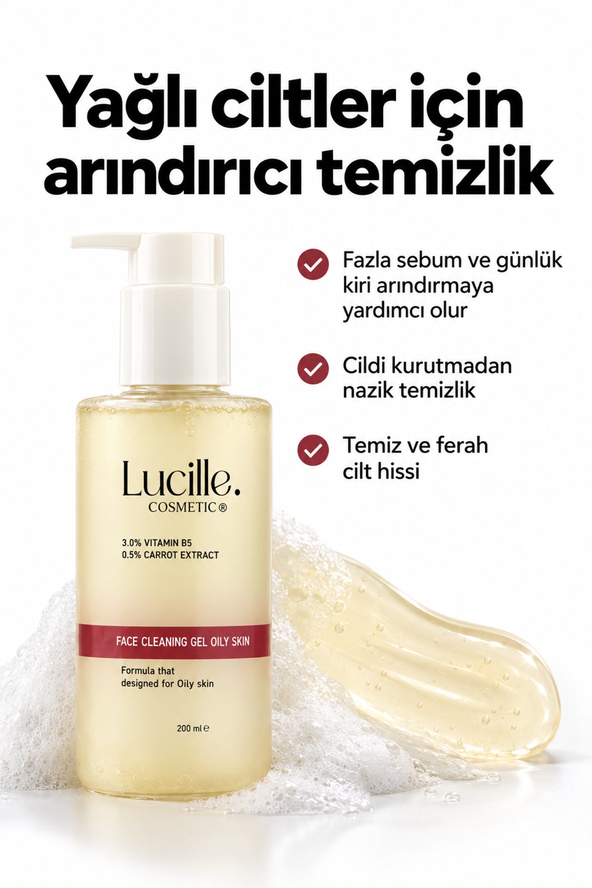 Yağlı Ciltler İçin Yüz Temizleme Jeli — bakım özellikleri