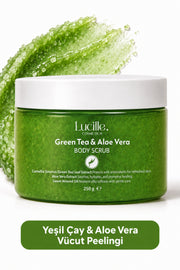 Yeşil Çay & Aloe Vera Aromalı Arındırıcı Vücut Peelingi (Şeker Tanecikli) — ürün görünümü