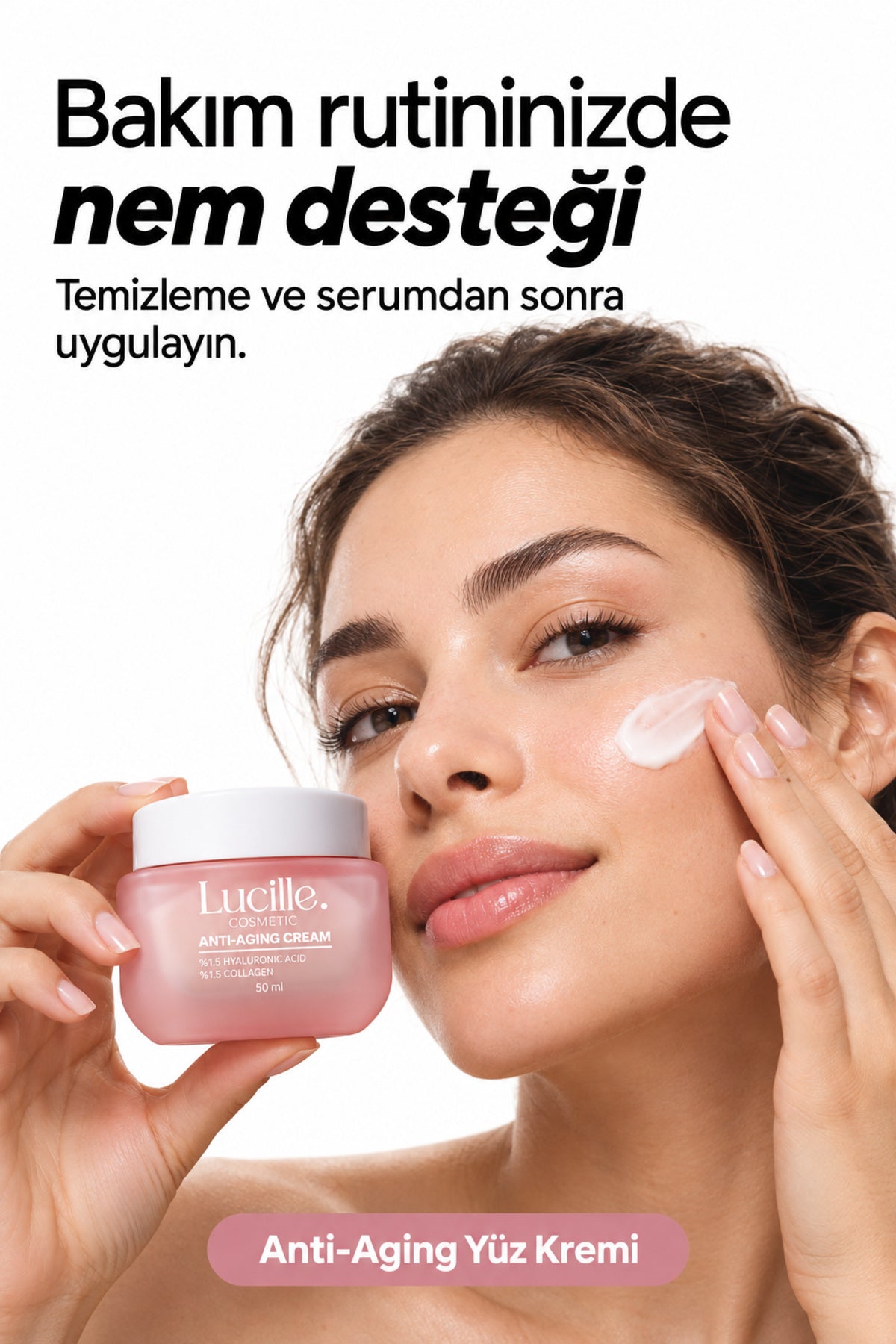 Anti-Aging Yüz Kremi — uygulama