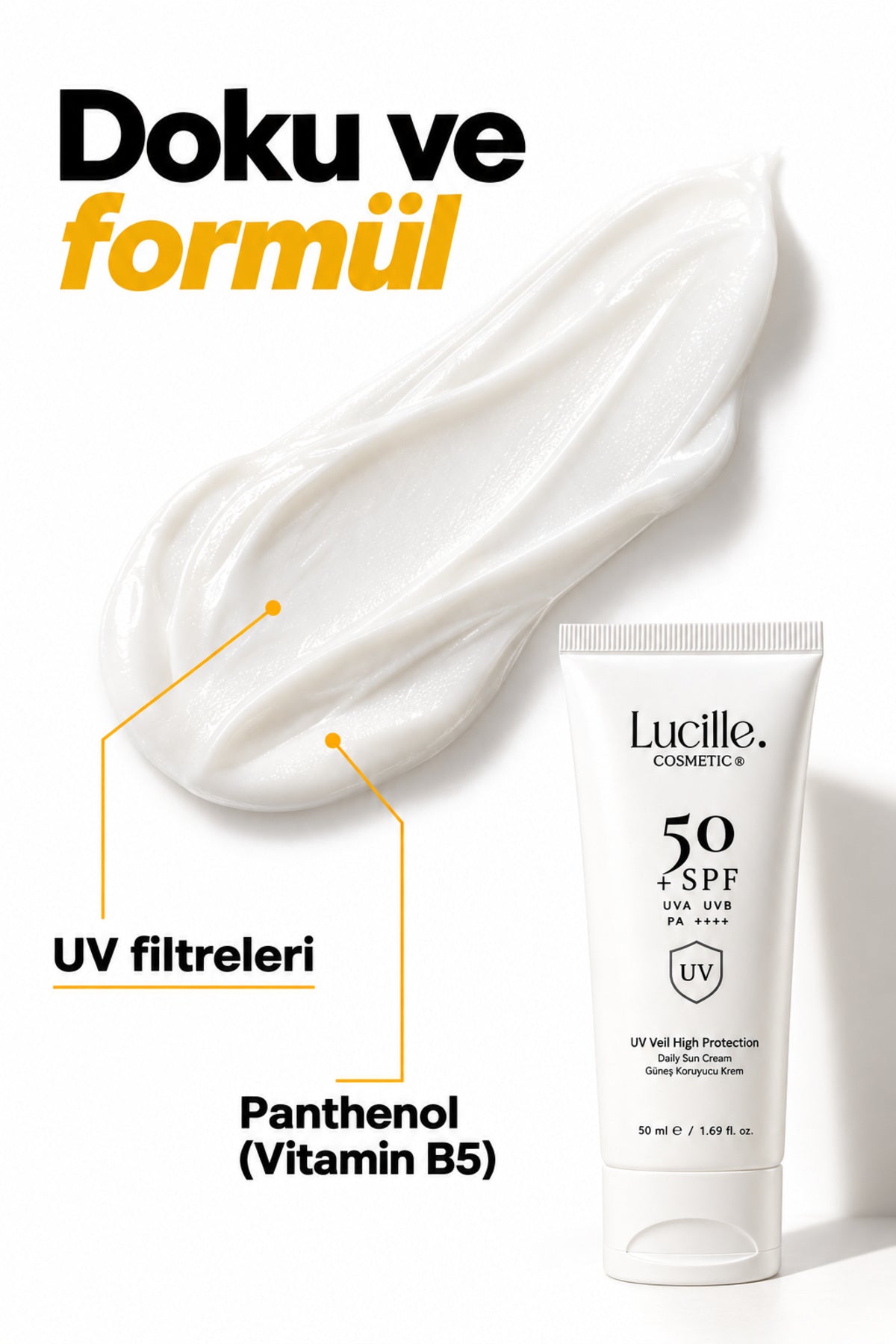 Lucille SPF 50+ güneş kremi