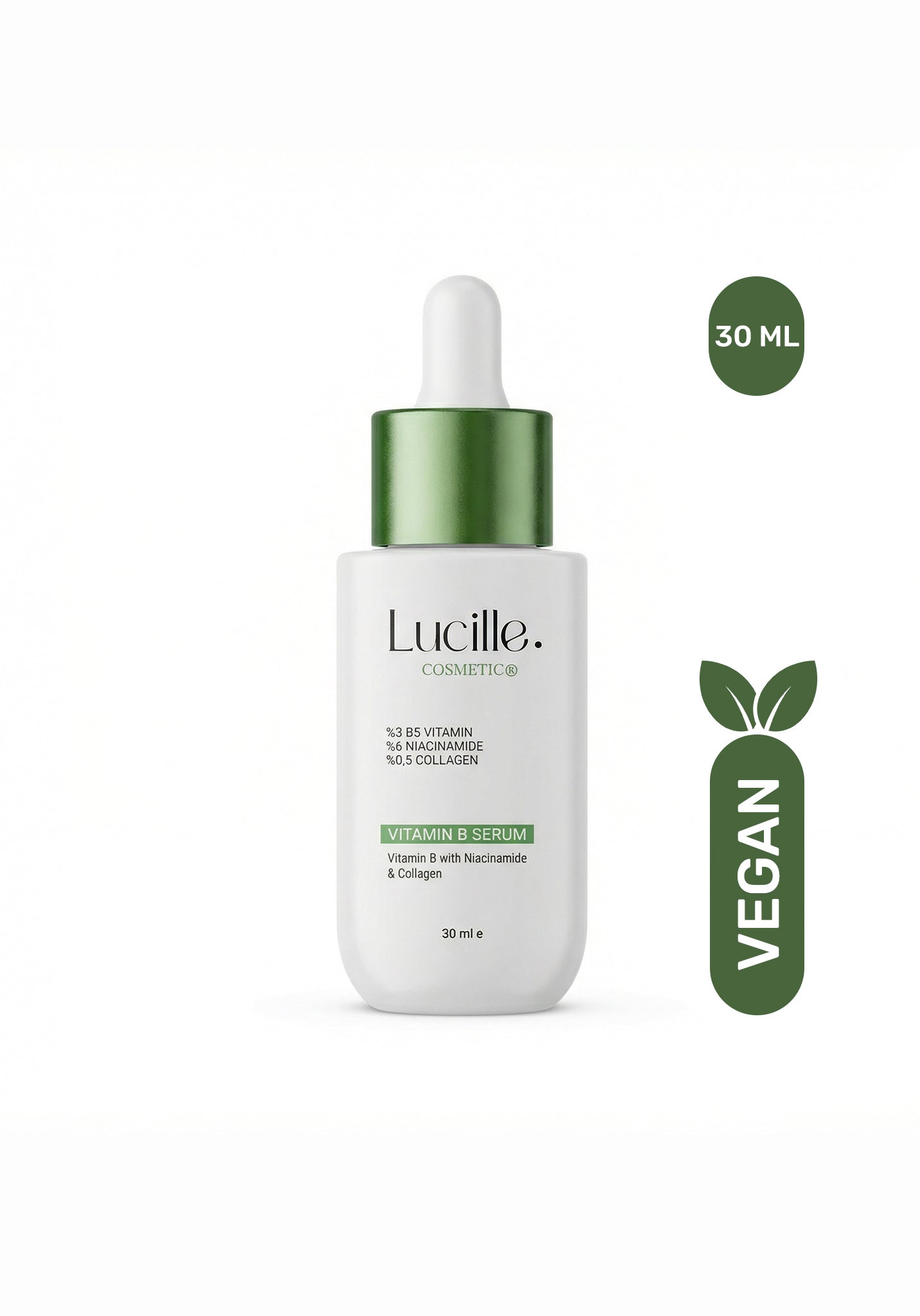 Hassas Ciltler İçin Dengeleyici Serum | Vitamin B5 & Niacinamide | %100 Vegan