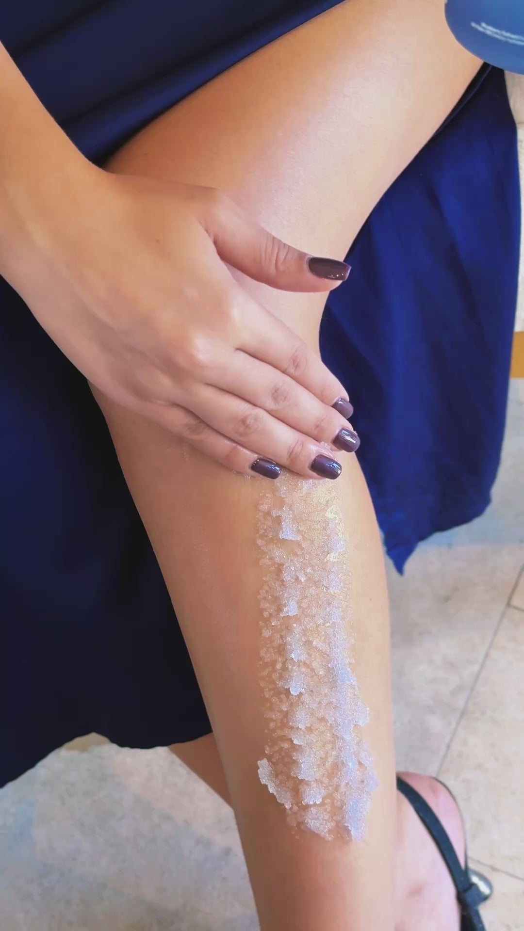 Yaban Mersini Aromalı Arındırıcı Vücut Peelingi (Şeker Tanecikli
